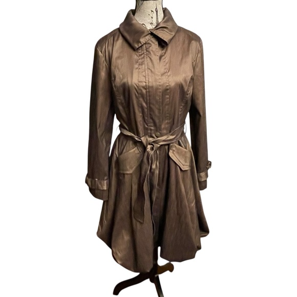 d & y Jackets & Blazers - Chic Brown Trench Coat